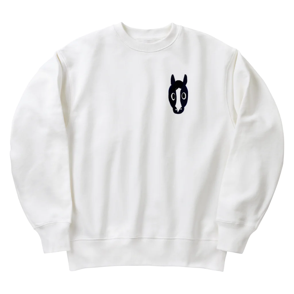 doomamuuu.のあおかげのおうま Heavyweight Crew Neck Sweatshirt