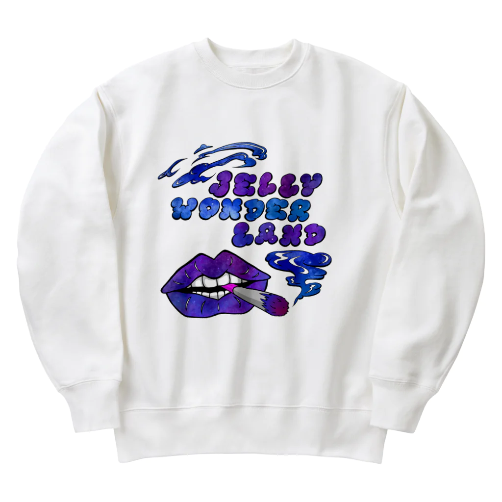 【公式】JELLY WONDERLAND【ショップ】のsexy girl Heavyweight Crew Neck Sweatshirt