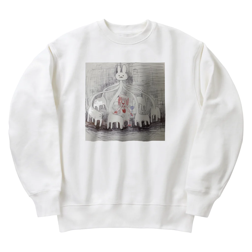 otakutakoのうさぎちゃんの遊園地 Heavyweight Crew Neck Sweatshirt