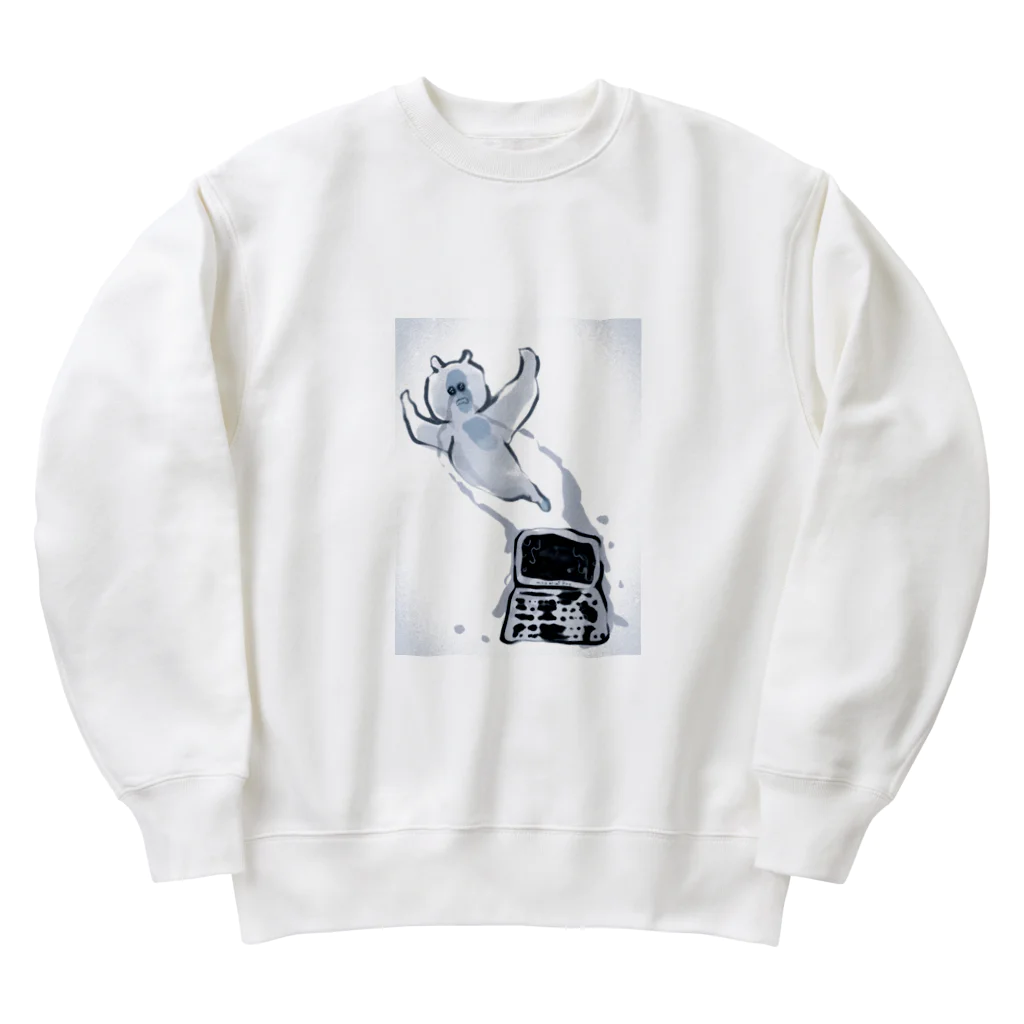 moimoi_50000cmのパーソナルコンピュータ水没クリオネ Heavyweight Crew Neck Sweatshirt