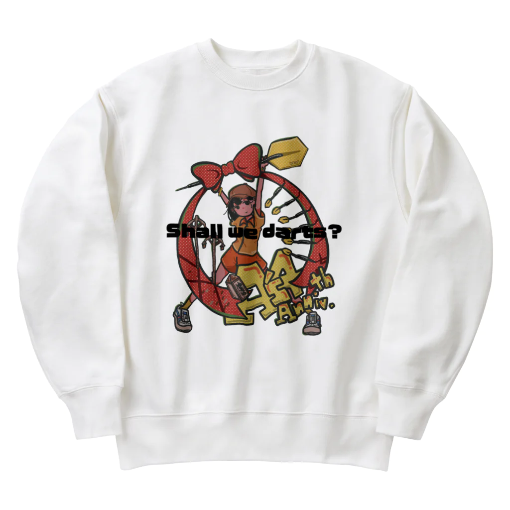 Darts Bar A'sのA's 4th記念❤️‍🩹 Heavyweight Crew Neck Sweatshirt