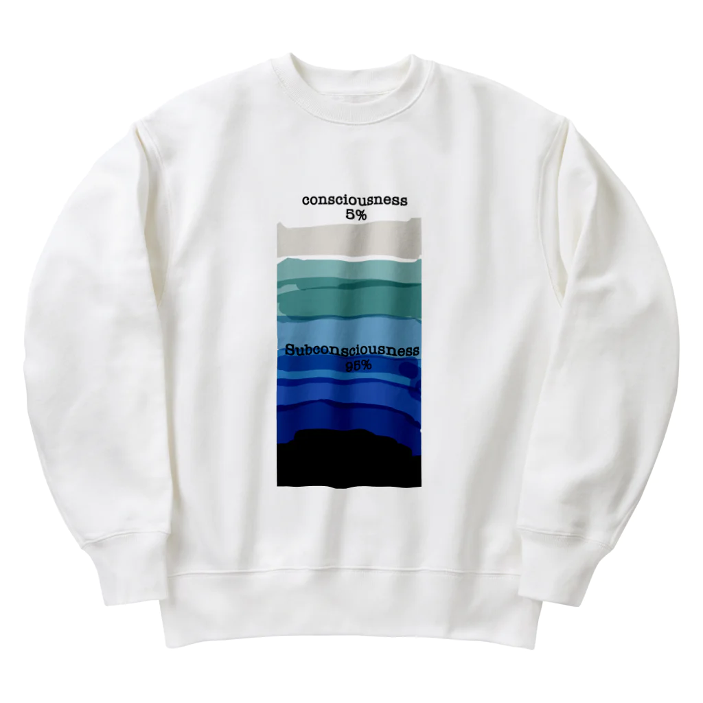 coniu coniuの潜在意識と顕在意識 Heavyweight Crew Neck Sweatshirt