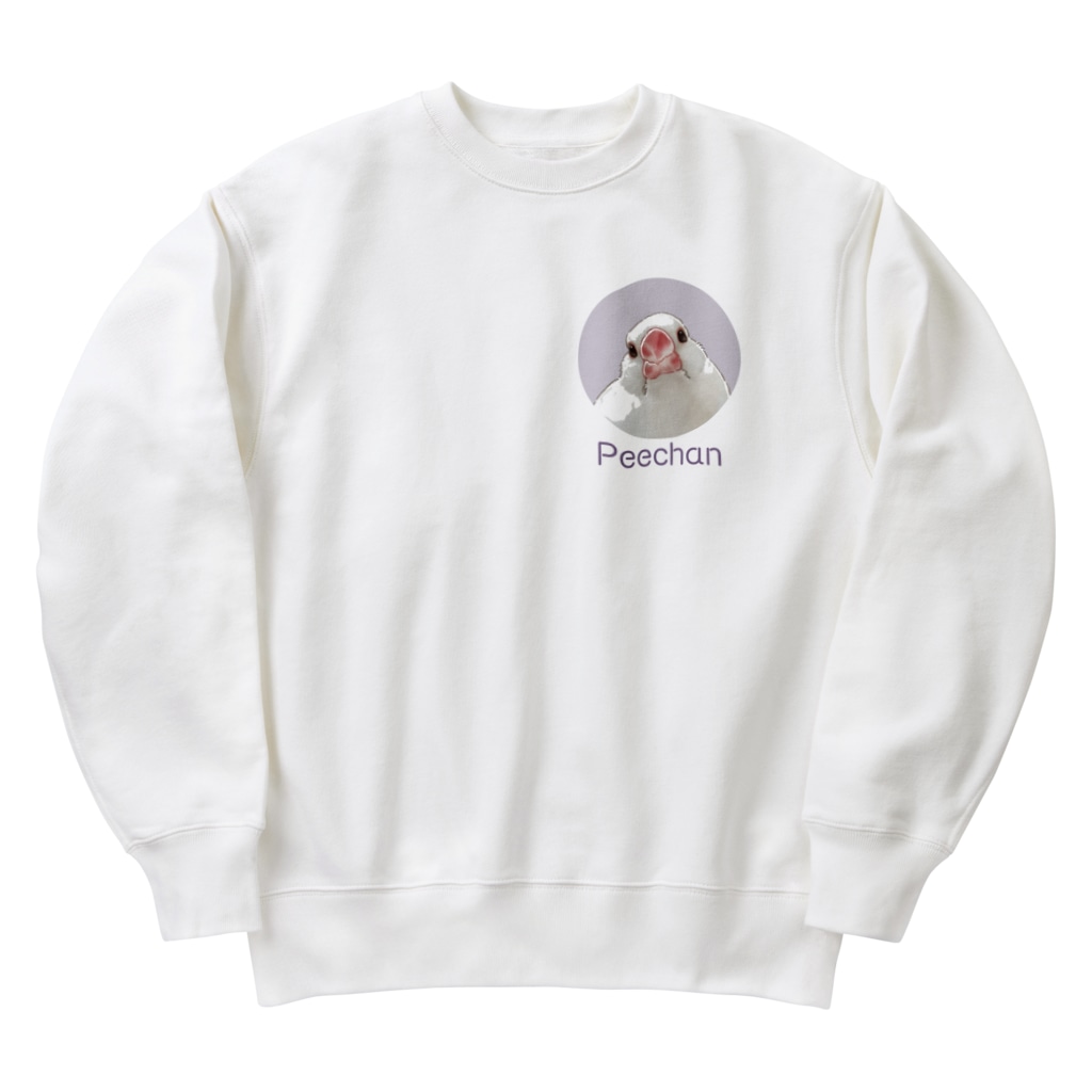 卯月まめのもふもふイラスト屋さんの2 Heavyweight Crew Neck Sweatshirt