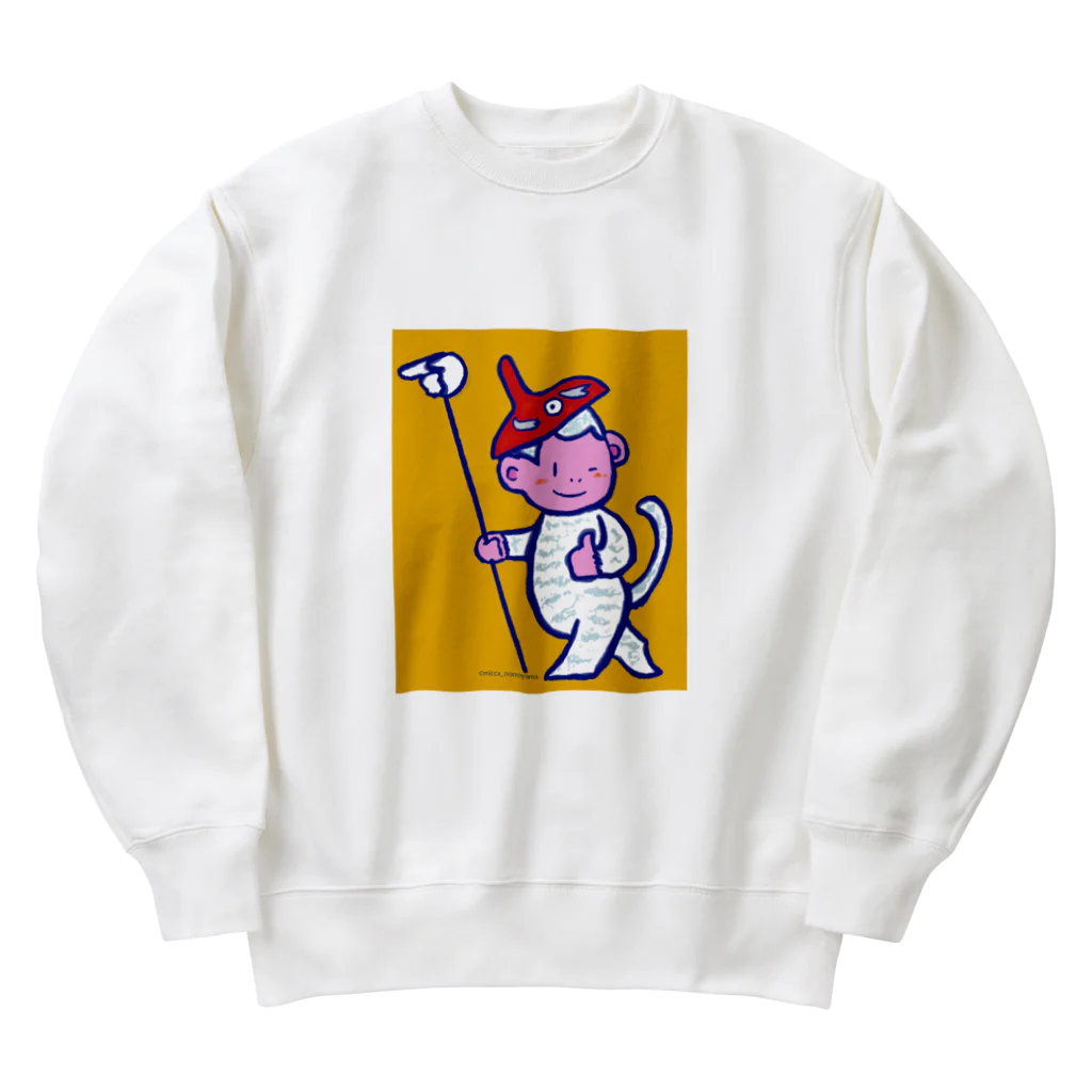 MOCHのおさるタヒコ Heavyweight Crew Neck Sweatshirt