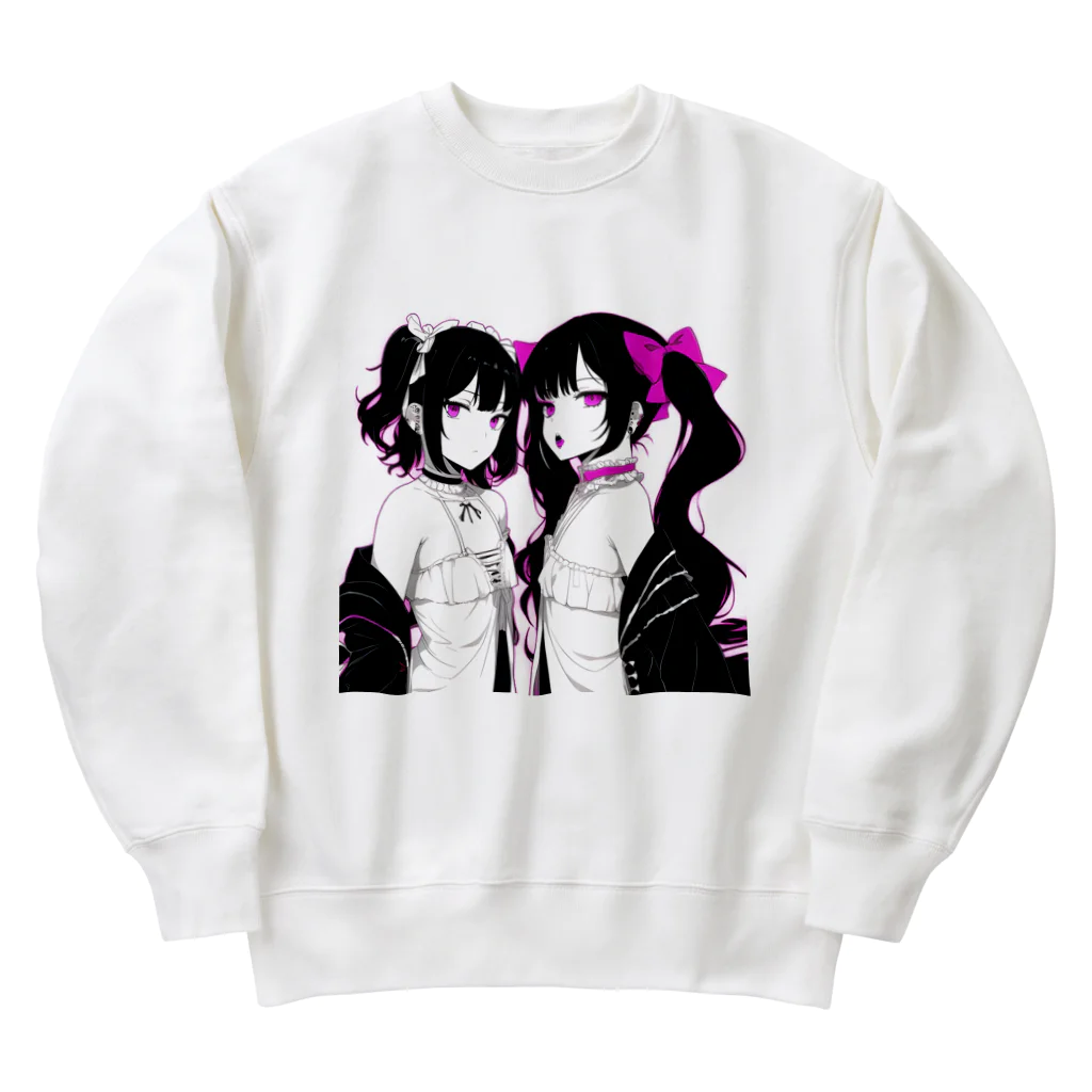 にゃむの2人 Heavyweight Crew Neck Sweatshirt