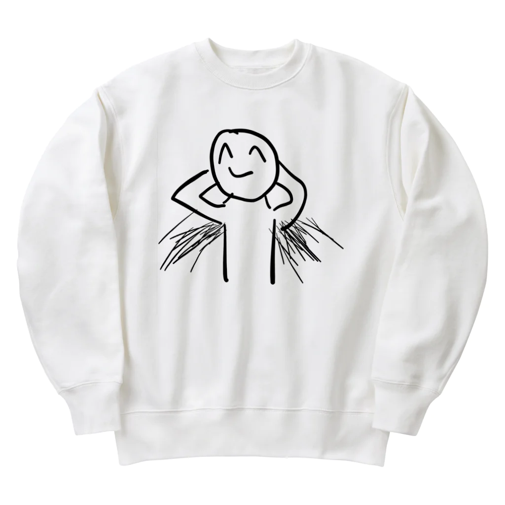 とうふのわき毛たろうシリーズ Heavyweight Crew Neck Sweatshirt