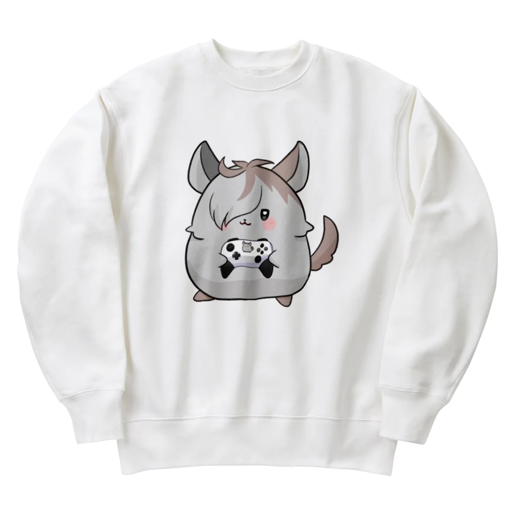 おたち#はいしんの【シャープ君GAME】 Heavyweight Crew Neck Sweatshirt