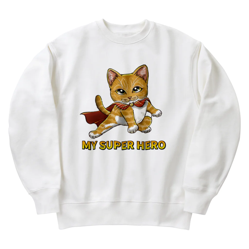 縁-yukari-のMY SUPER HERO Heavyweight Crew Neck Sweatshirt