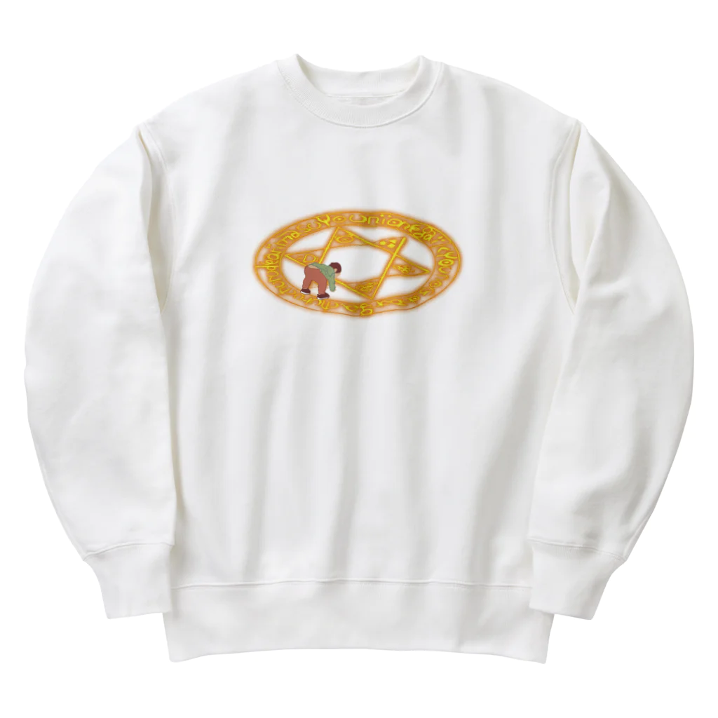 ふっきのおみせの召喚するこども Heavyweight Crew Neck Sweatshirt