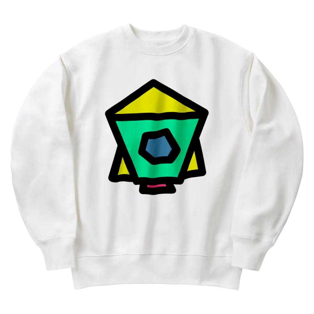 やきにくていのロケット 宇宙 Heavyweight Crew Neck Sweatshirt