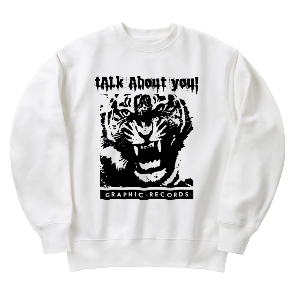 GRAPHIC × RECORDSのTalk about YOU!　ヘビーウェイトTシャツ Heavyweight Crew Neck Sweatshirt