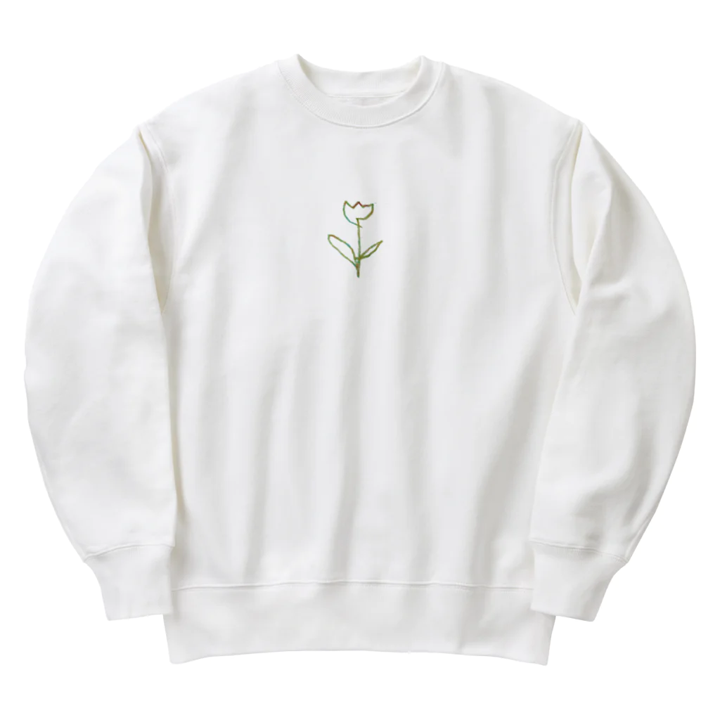 rilybiiの虹色 Tulip Heavyweight Crew Neck Sweatshirt