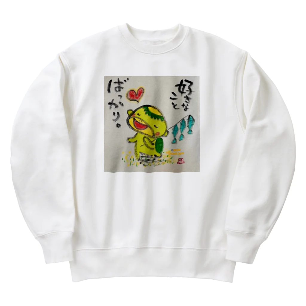 KIYOKA88WONDERLANDの好きなことばっかりカッパくん Heavyweight Crew Neck Sweatshirt