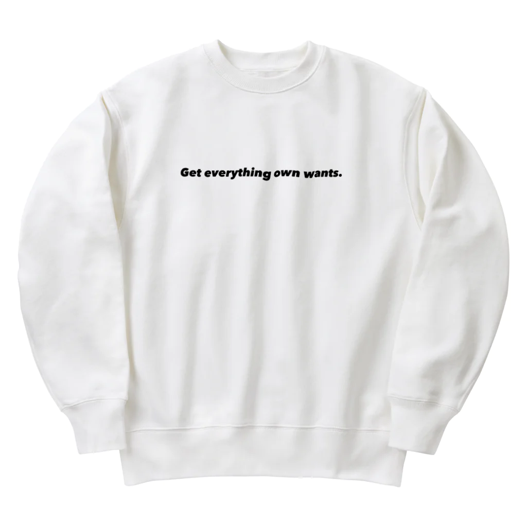 by nのideal Heavyweight Crew Neck Sweatshirt