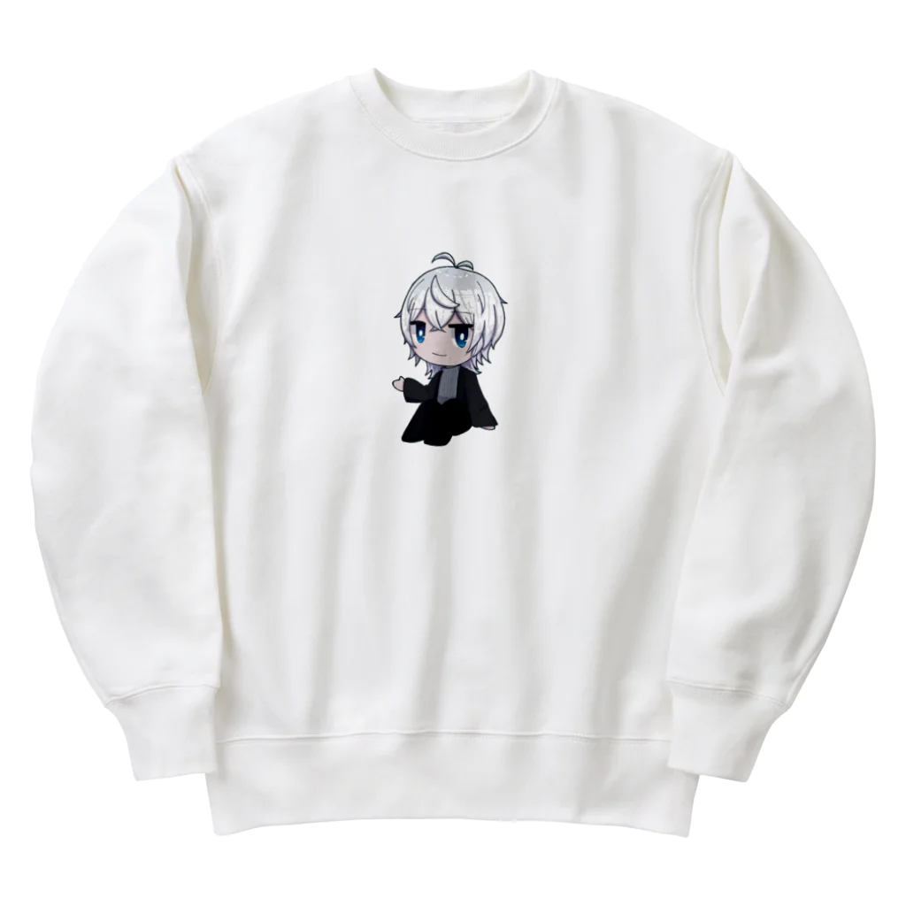 しろうるふのはくはつうるふの子 Heavyweight Crew Neck Sweatshirt