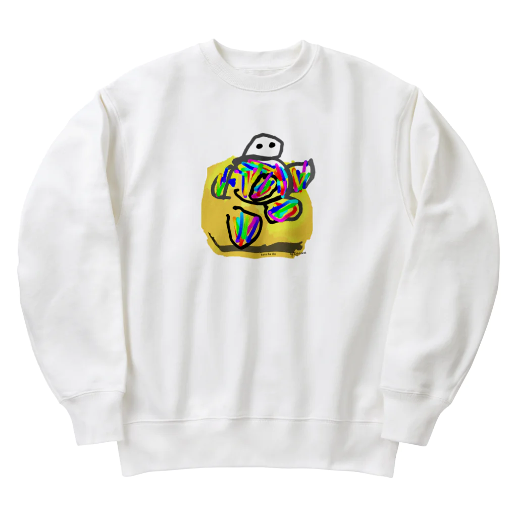 2gawaの夢ときぼうをのせて Heavyweight Crew Neck Sweatshirt