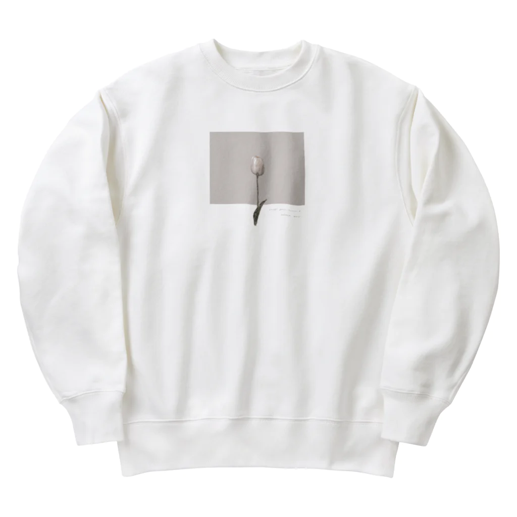 rilybiiのantique peach milk tea × logo message Heavyweight Crew Neck Sweatshirt