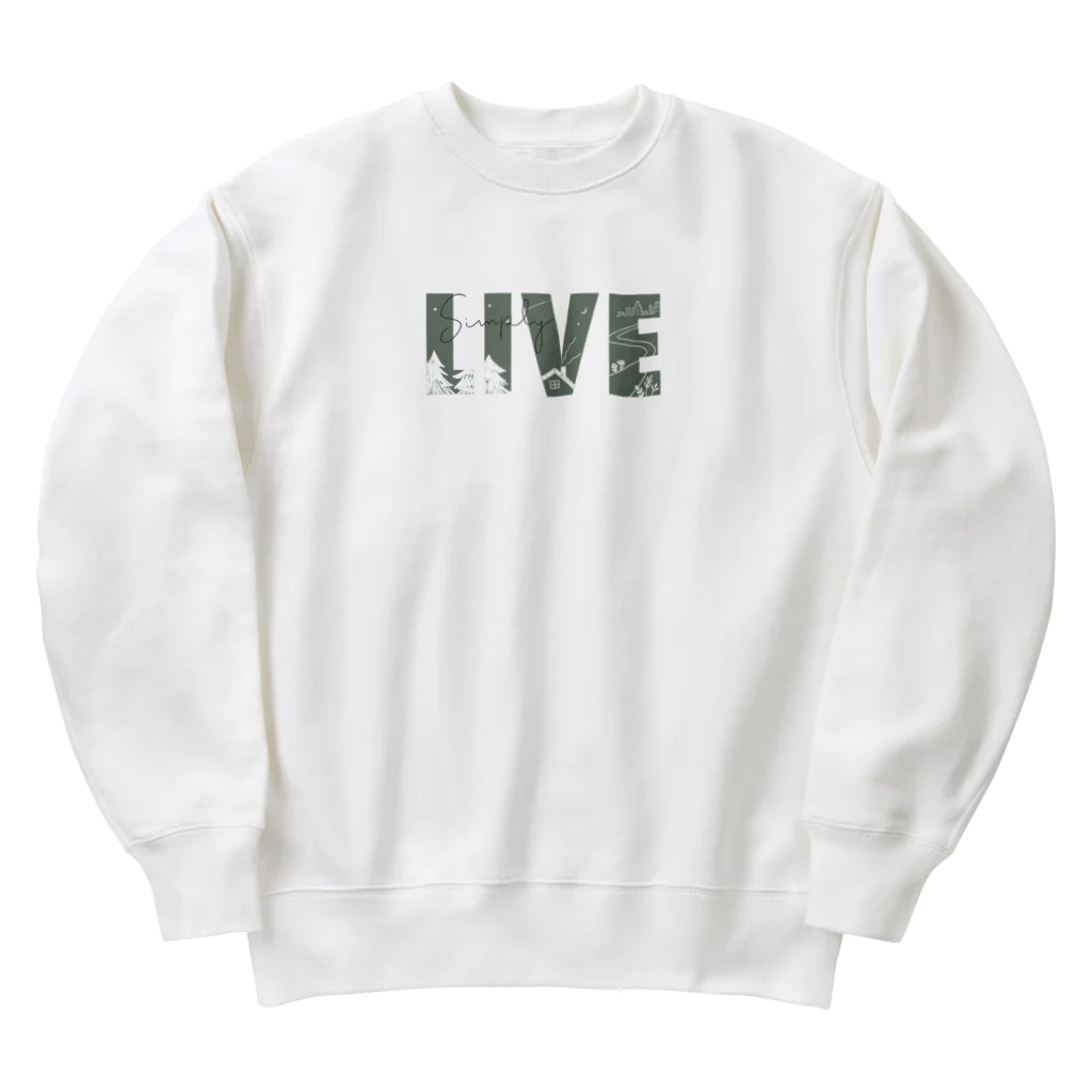 kiki25のシンプルに生きる Heavyweight Crew Neck Sweatshirt