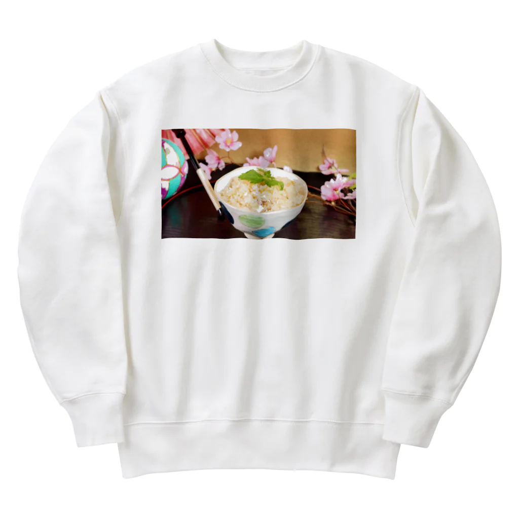 landlord_cookの料亭の鯛めし Heavyweight Crew Neck Sweatshirt