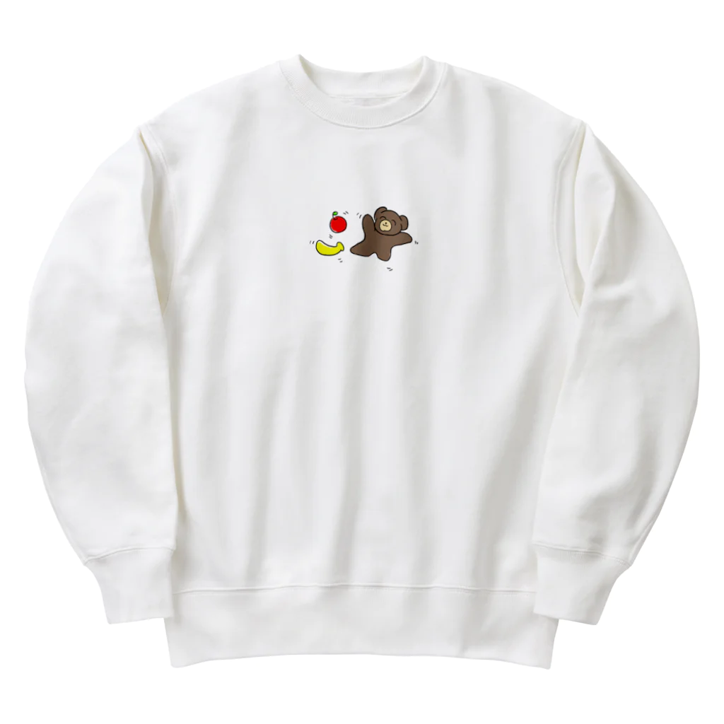 ゴリラの浮き浮きクマ Heavyweight Crew Neck Sweatshirt