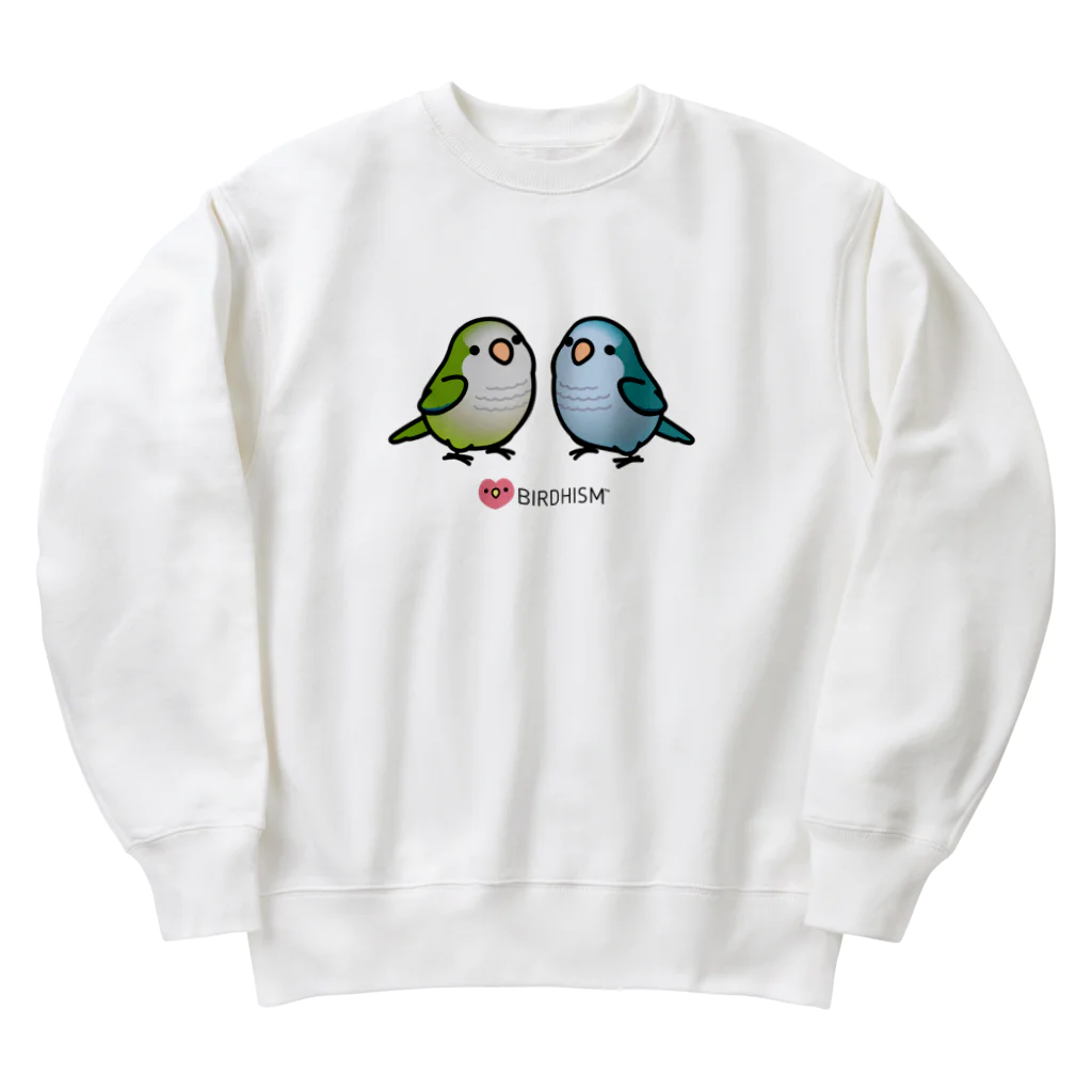 Cody the LovebirdのChubby Bird 仲良しオキナインコ Heavyweight Crew Neck Sweatshirt