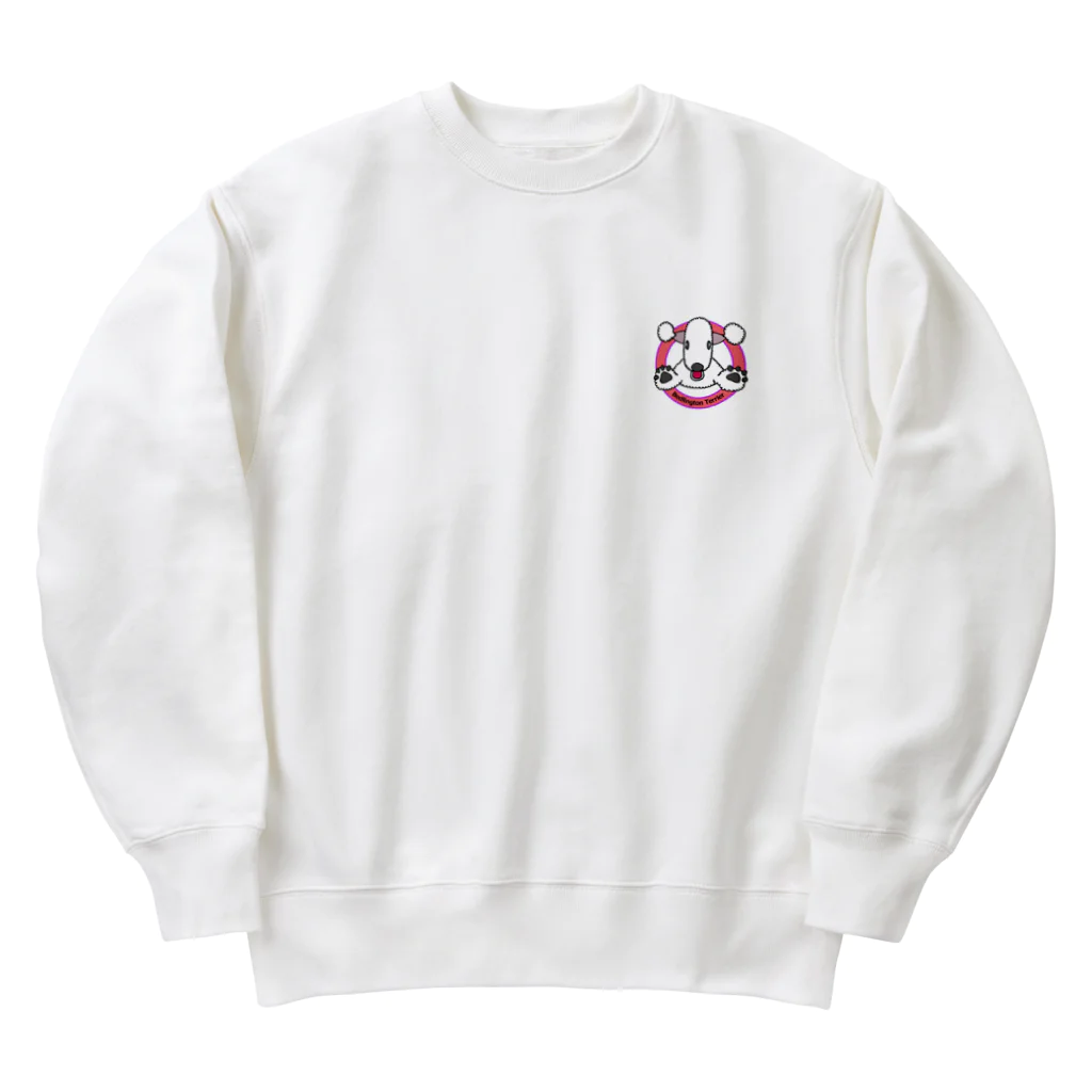 ベドリントンテリアのワホワホショップのベドエンブレム Heavyweight Crew Neck Sweatshirt