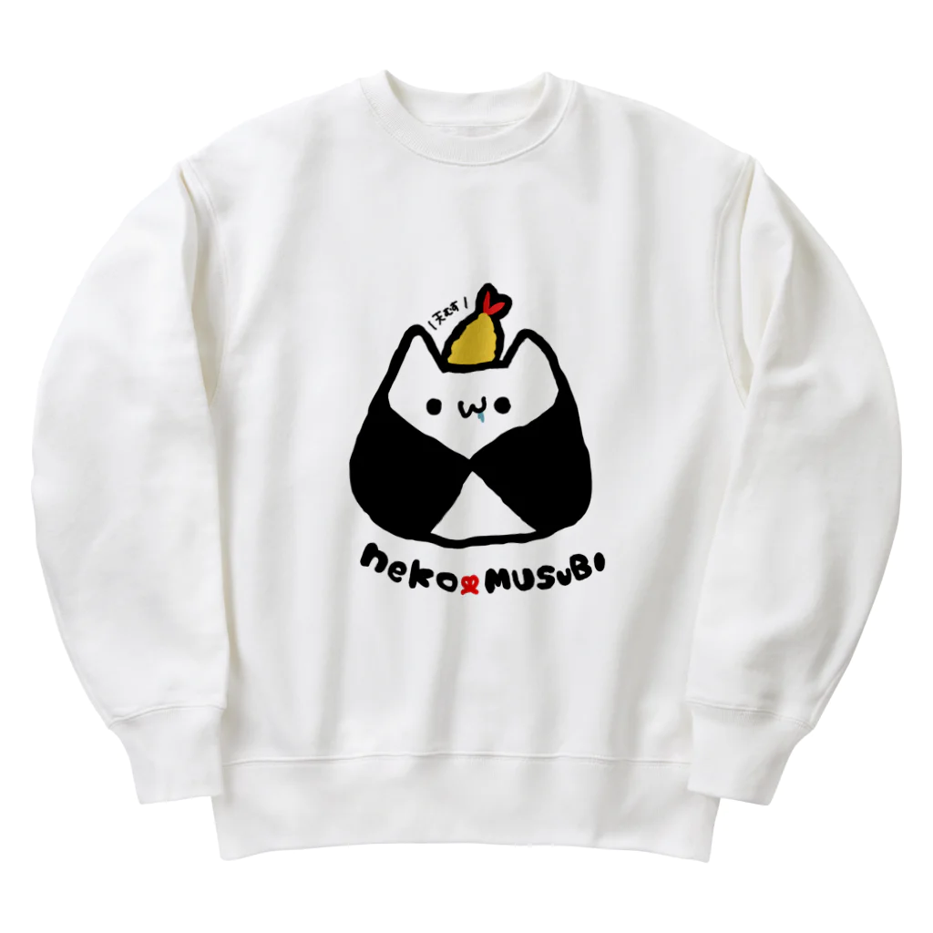 ramuramu05のねこむすび(天) Heavyweight Crew Neck Sweatshirt