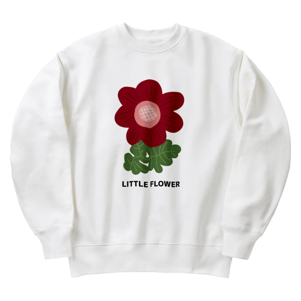 4_seasonのLITTLE FLOWER(RED) Heavyweight Crew Neck Sweatshirt