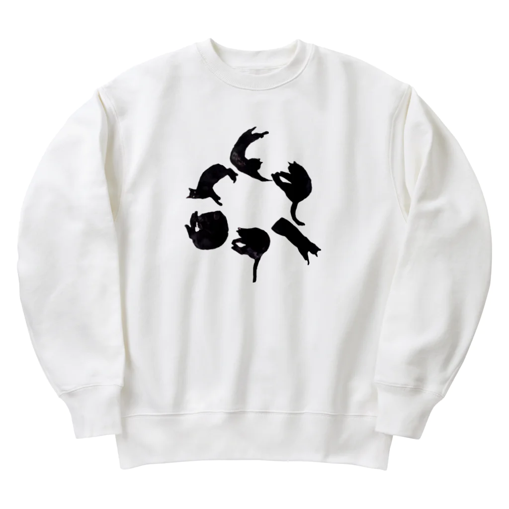 carbonbonの猫文字カーボン Heavyweight Crew Neck Sweatshirt