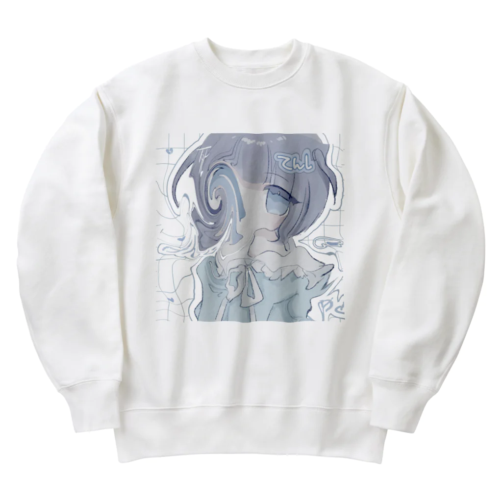 あくむ病院のてんしの呼び声 Heavyweight Crew Neck Sweatshirt