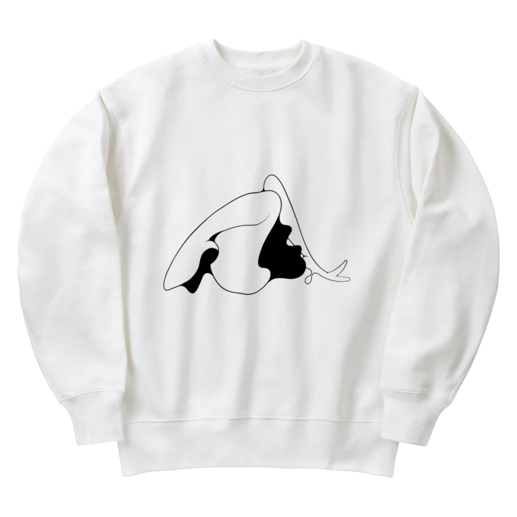 P≠Mの【曲線シリーズ_01】MIDNIGHT Heavyweight Crew Neck Sweatshirt