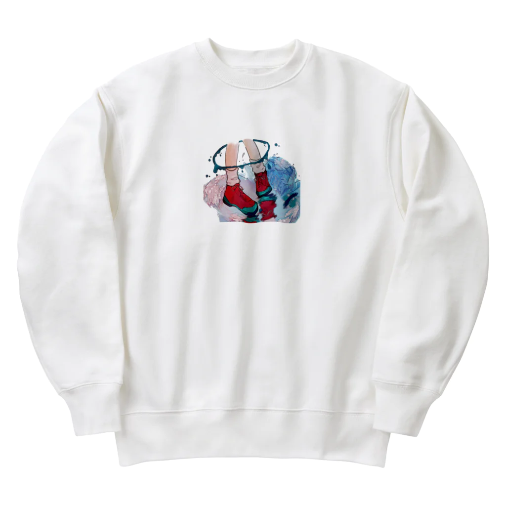 amemugi（あめむぎ）のあしかせ。 Heavyweight Crew Neck Sweatshirt