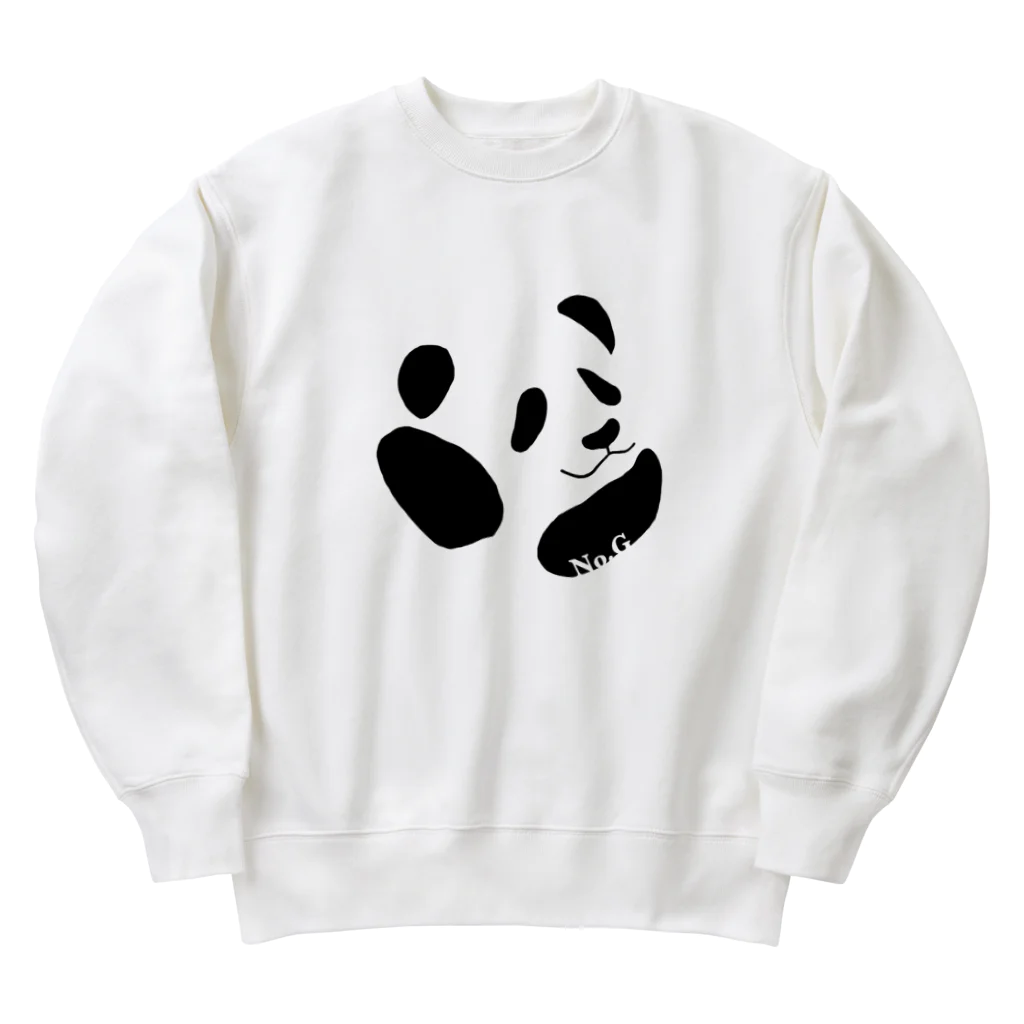 No-GのNo.G panda black Heavyweight Crew Neck Sweatshirt