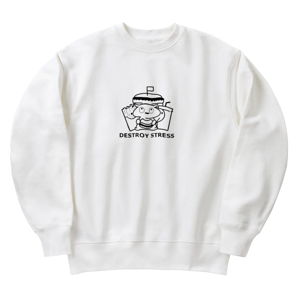 DESTROY STRESSのもぐもぐりす Heavyweight Crew Neck Sweatshirt