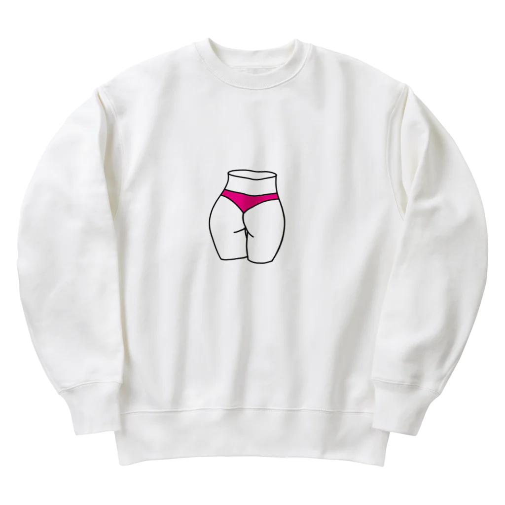 スナック 酔果のオシリ（ピンク） Heavyweight Crew Neck Sweatshirt