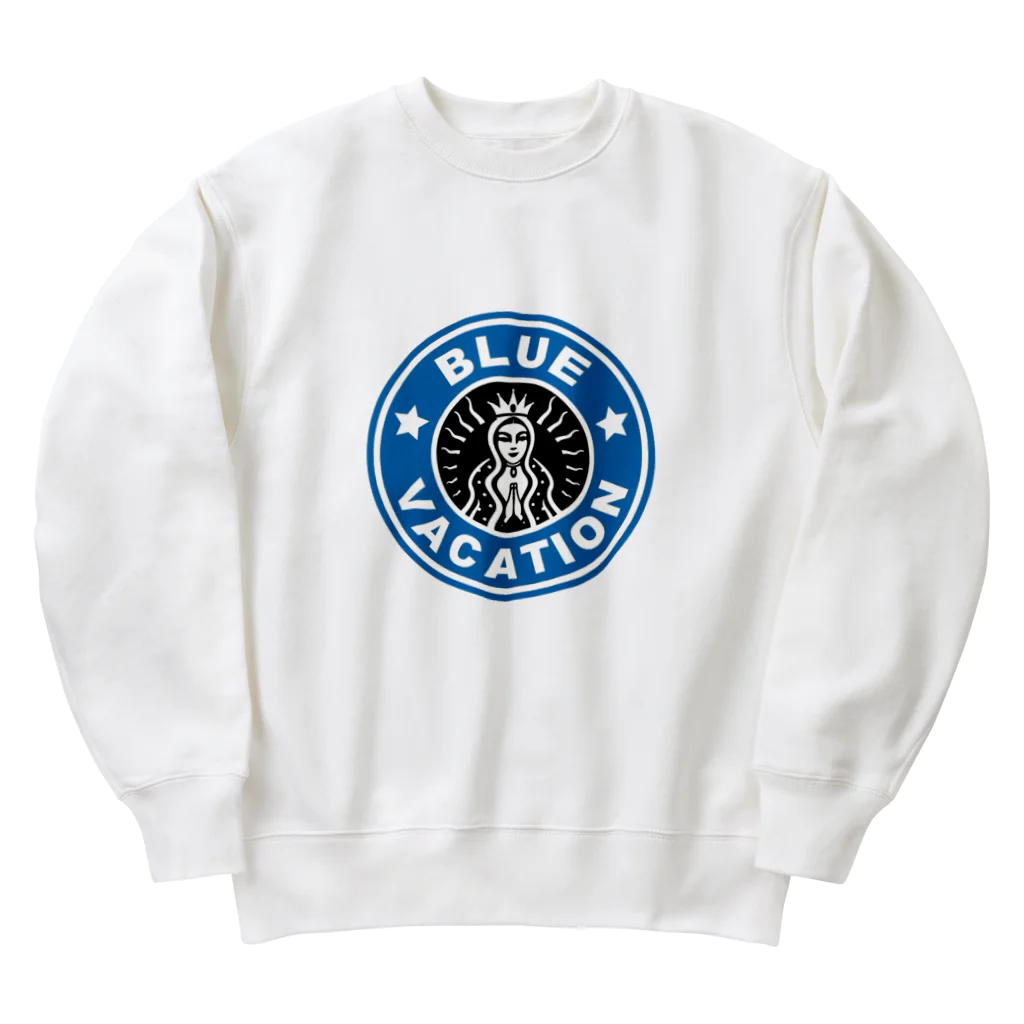 BLUE  VACATION  ISHINOMAKIのBLUE VACATION ロゴ Heavyweight Crew Neck Sweatshirt