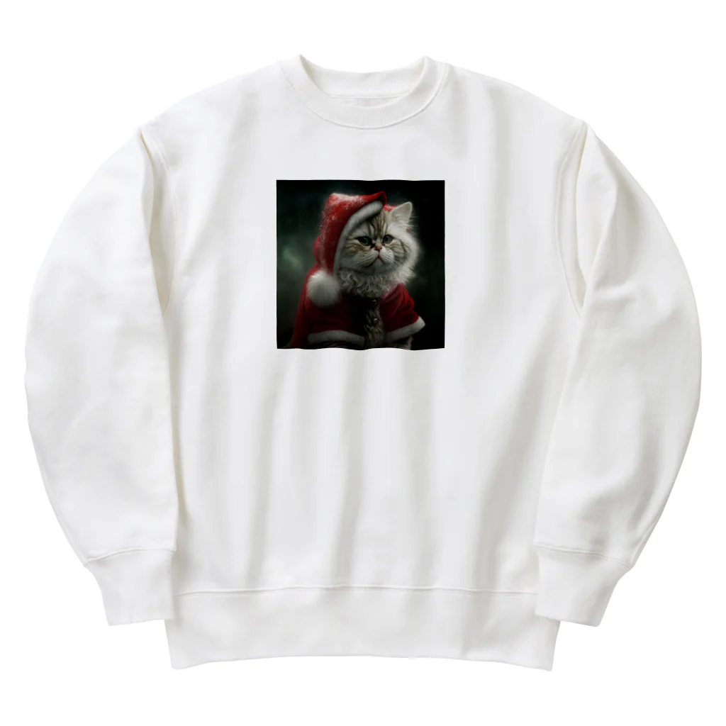 D4C Napoléonのクリスマスネコ Heavyweight Crew Neck Sweatshirt