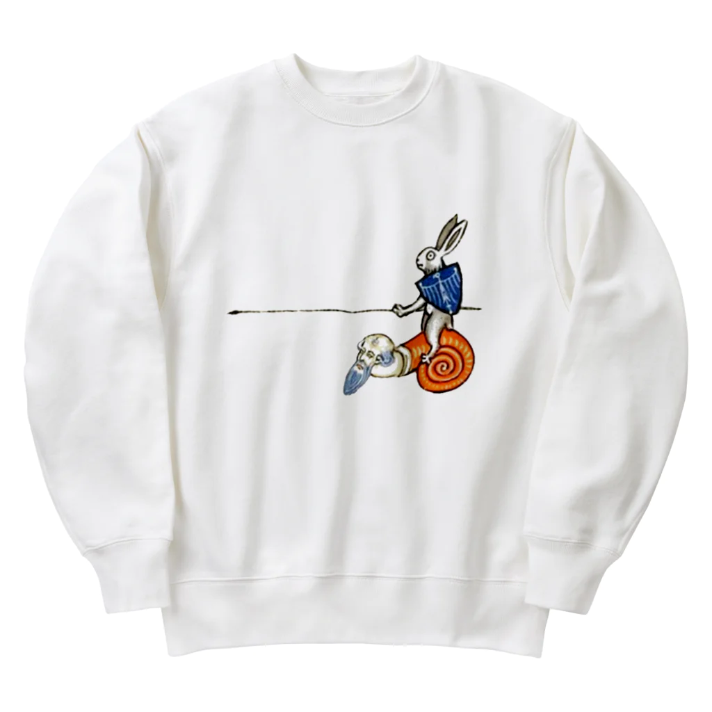 USGのキモい何かに乗るウサギ Heavyweight Crew Neck Sweatshirt