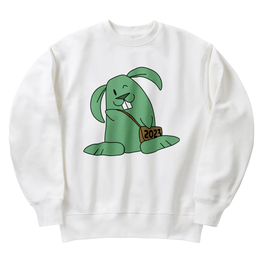 Pat's WorksのMinty the Rabbit Heavyweight Crew Neck Sweatshirt