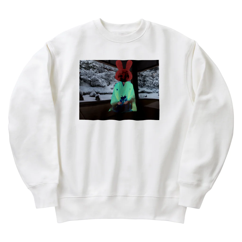 を、は、ぎ │A freeのうさぎどしだぴょん Heavyweight Crew Neck Sweatshirt