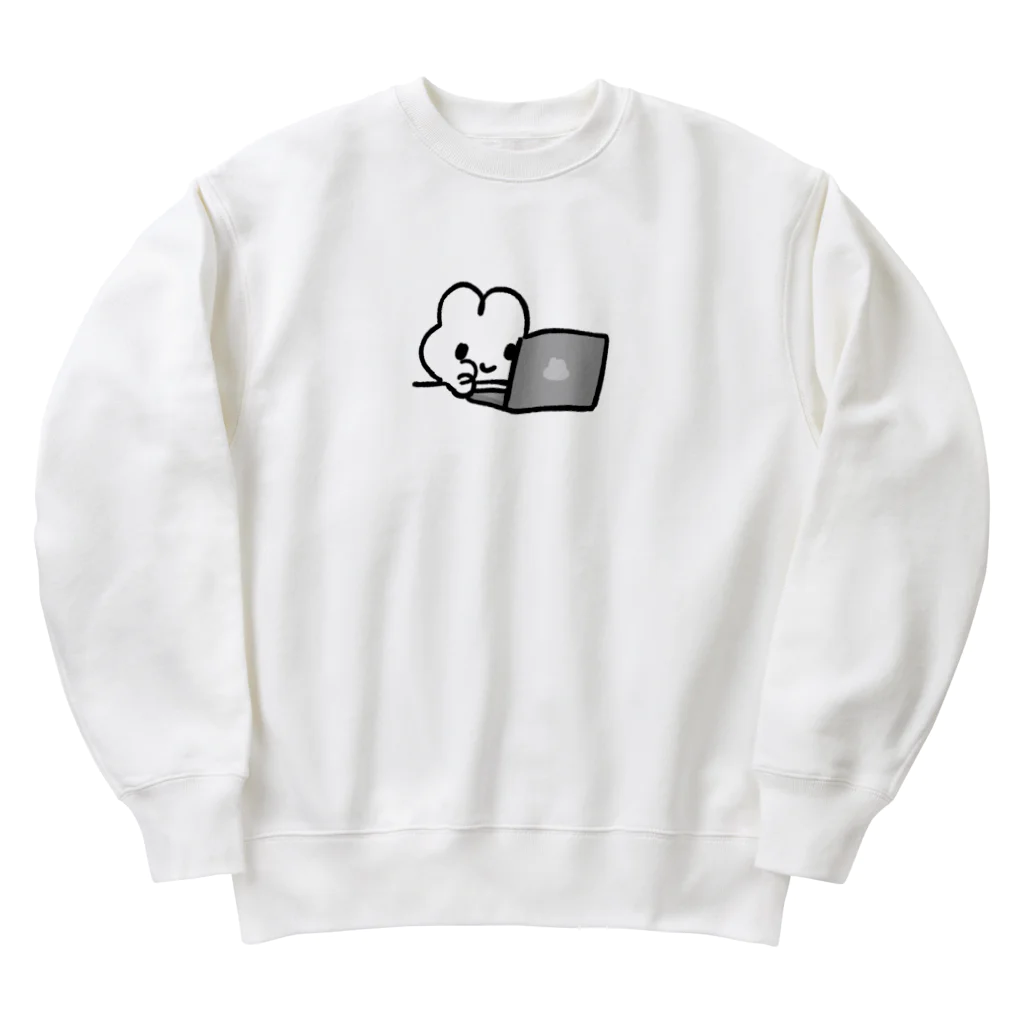 やさうさちゃんのたのしい仕事 Heavyweight Crew Neck Sweatshirt