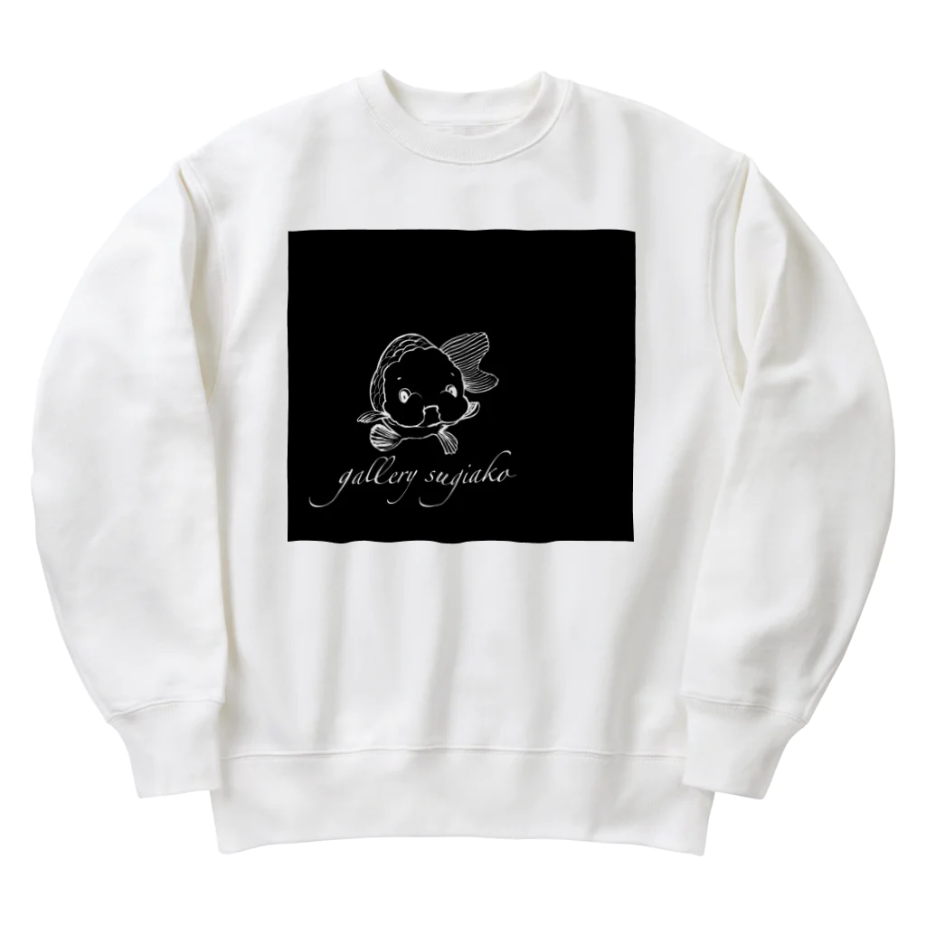 sugiakoのすぎあこのロゴ黒 Heavyweight Crew Neck Sweatshirt