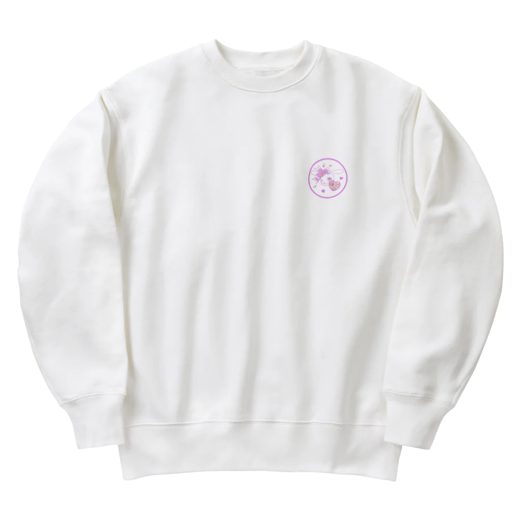 Rabbitflowerの♥らびこ♥バレンタイン Heavyweight Crew Neck Sweatshirt