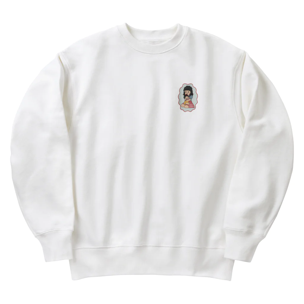 まりるりちゃんの髪の毛おいしい Heavyweight Crew Neck Sweatshirt