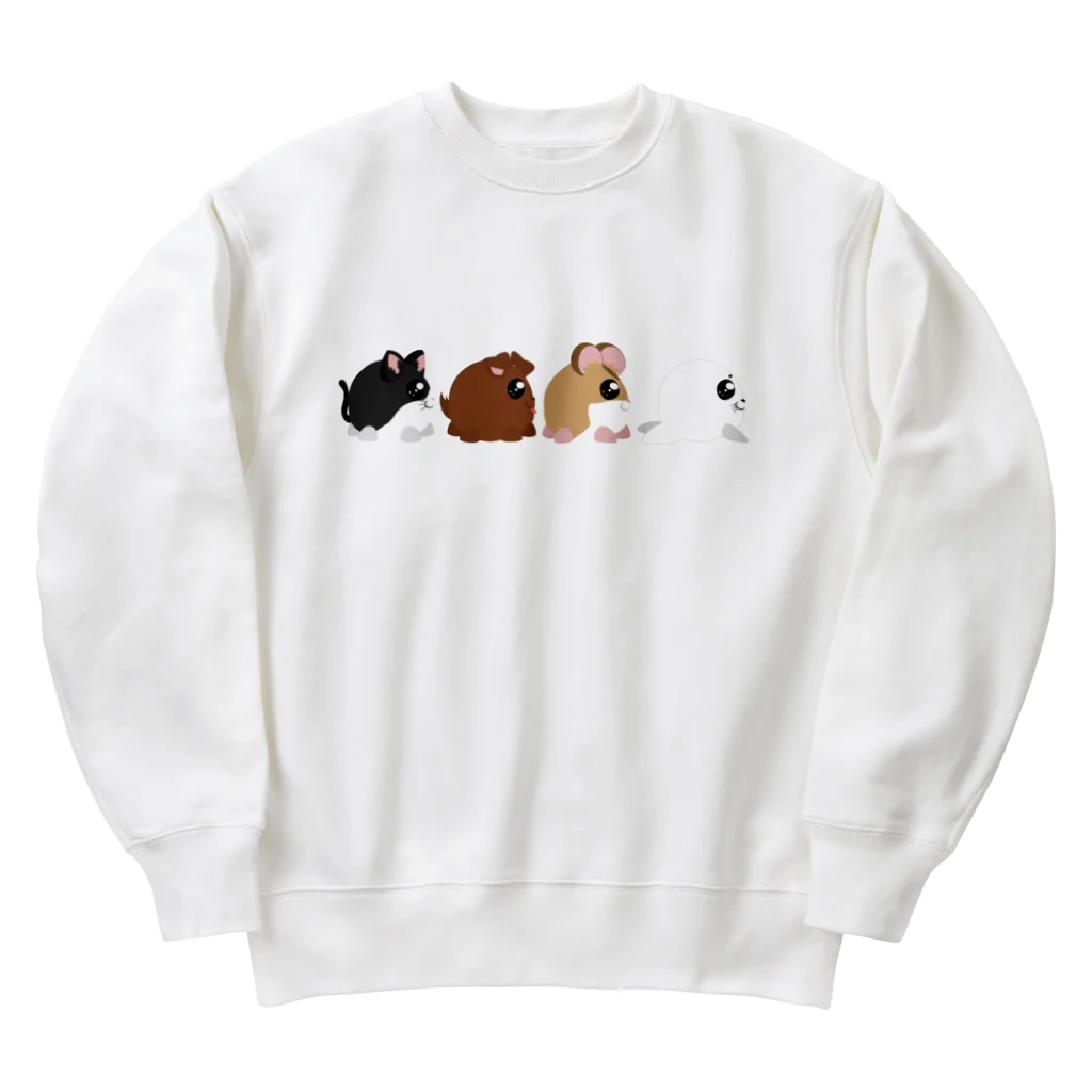 コロコロ ストアのコロコロ動物歩く Heavyweight Crew Neck Sweatshirt