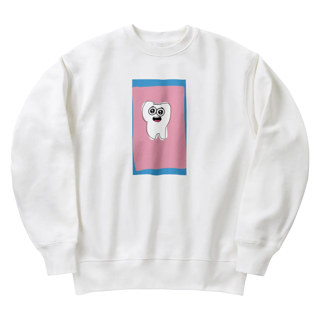 歯っぴーすの歯っぴー Heavyweight Crew Neck Sweatshirt