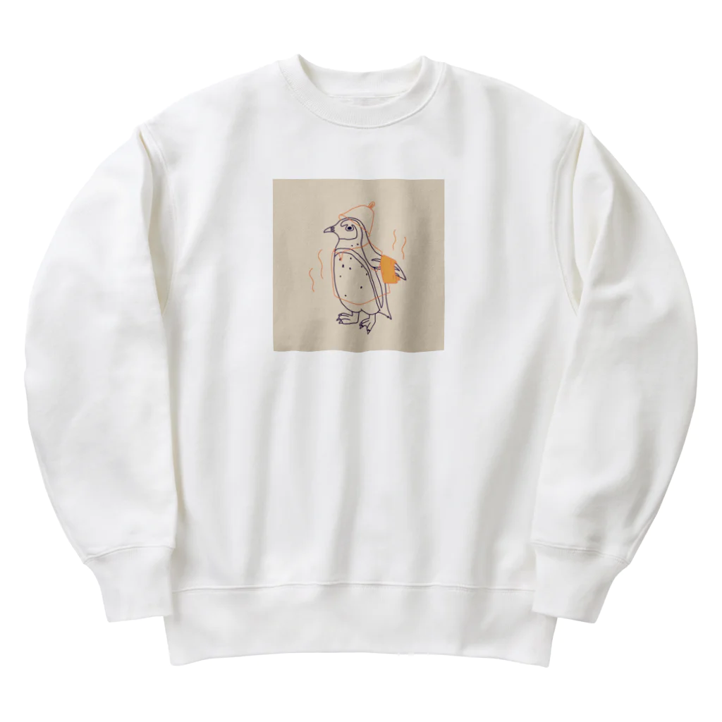 ピゴセリス属のからふるサウナーケープペンギン Heavyweight Crew Neck Sweatshirt