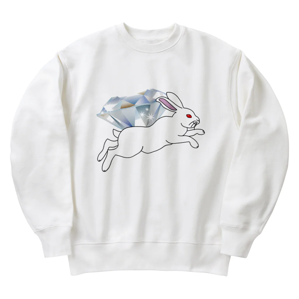 ruidawanの飛躍うさぎ Heavyweight Crew Neck Sweatshirt