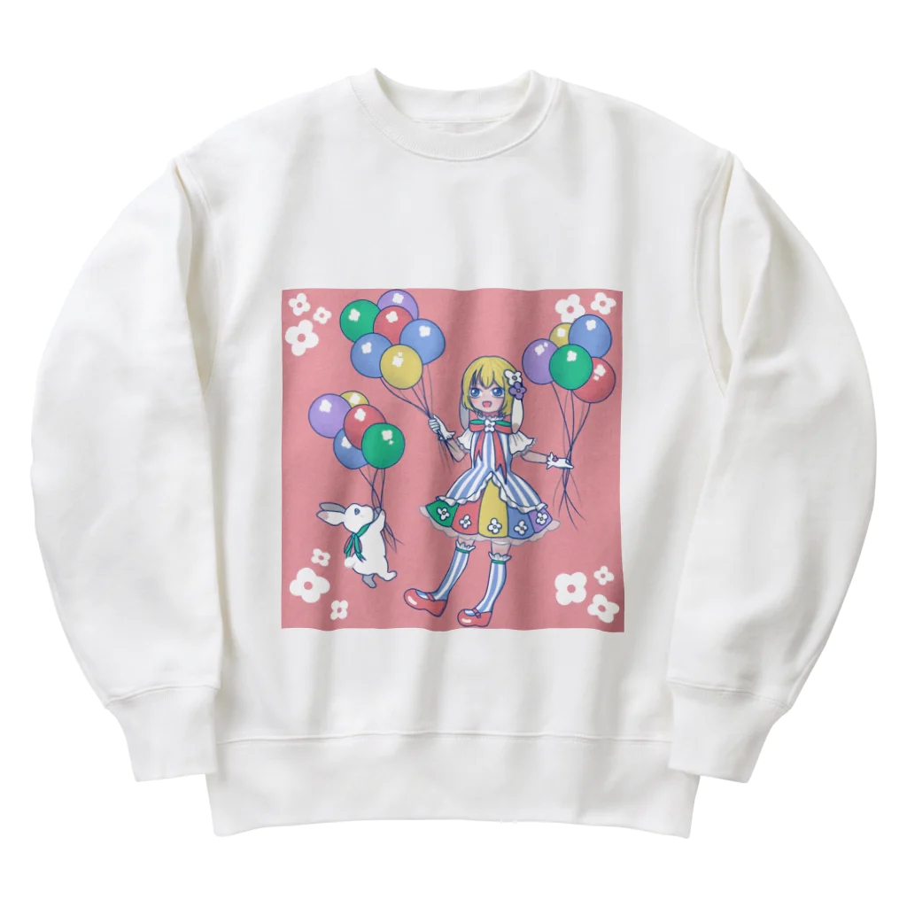 百合花のSpring Heavyweight Crew Neck Sweatshirt