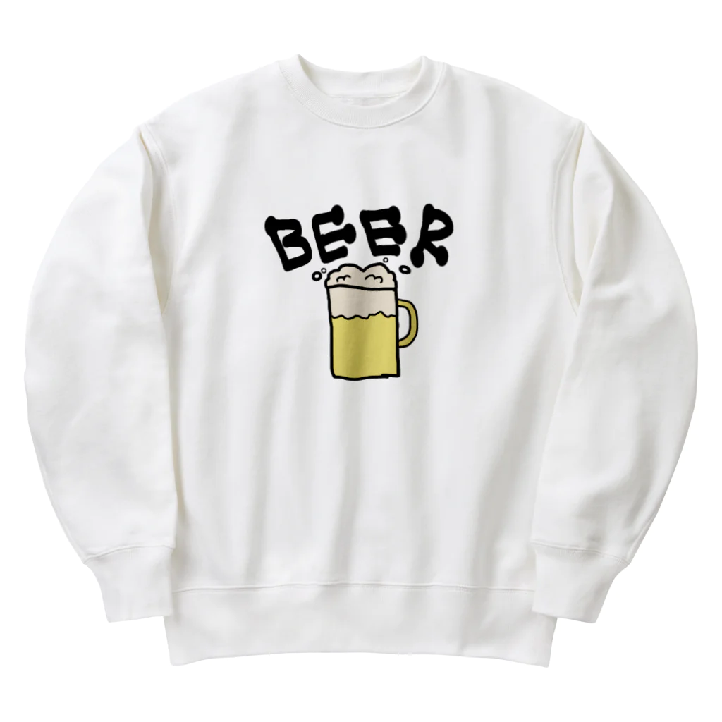 putikoのビール好きだよ！ Heavyweight Crew Neck Sweatshirt